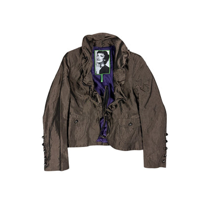 Sophia Pigozzi Jabot Jacket viscose archive Y2K coquette