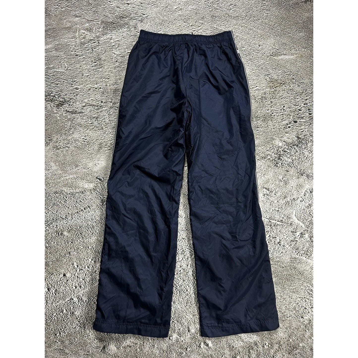 Nike vintage navy nylon track pants parachute drill
