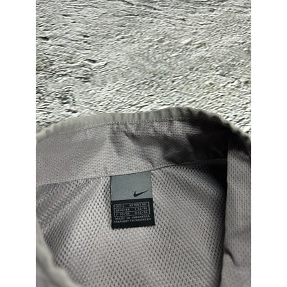 Nike vest grey vintage drill Y2K track jacket reflective