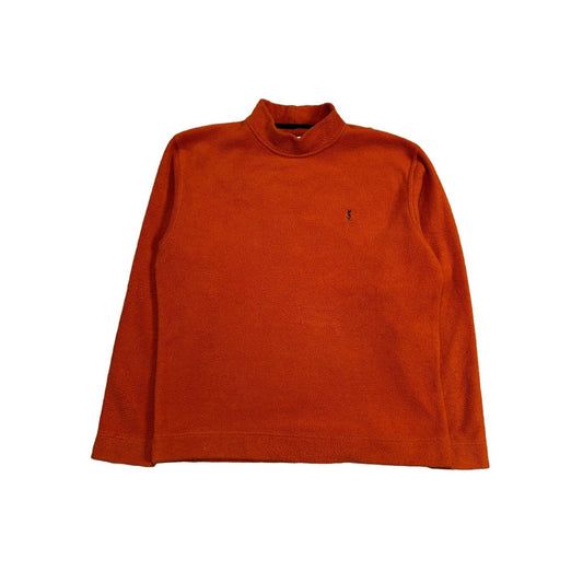 YSL Orange fleece sweatshirt vintage Yves Saint Laurent