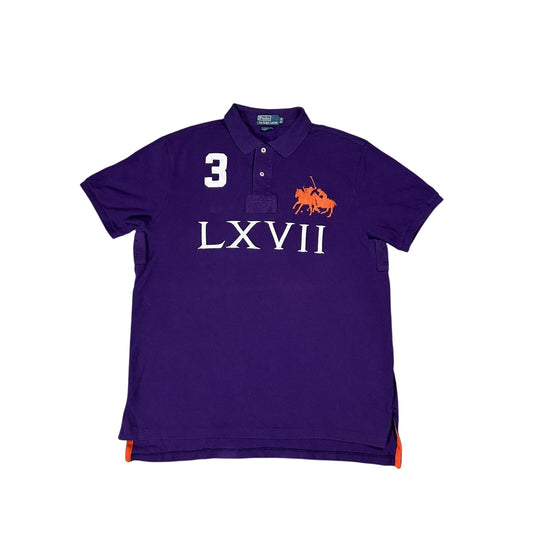 Chief Keef Polo Ralph Lauren vintage purple T-shirt Y2K