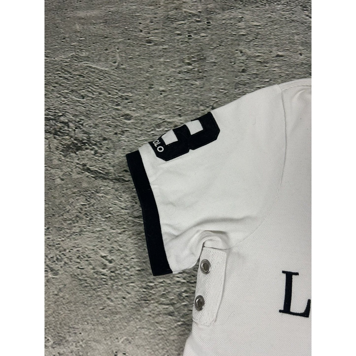 Chief Keef Polo Ralph Lauren Los Angeles vintage white black