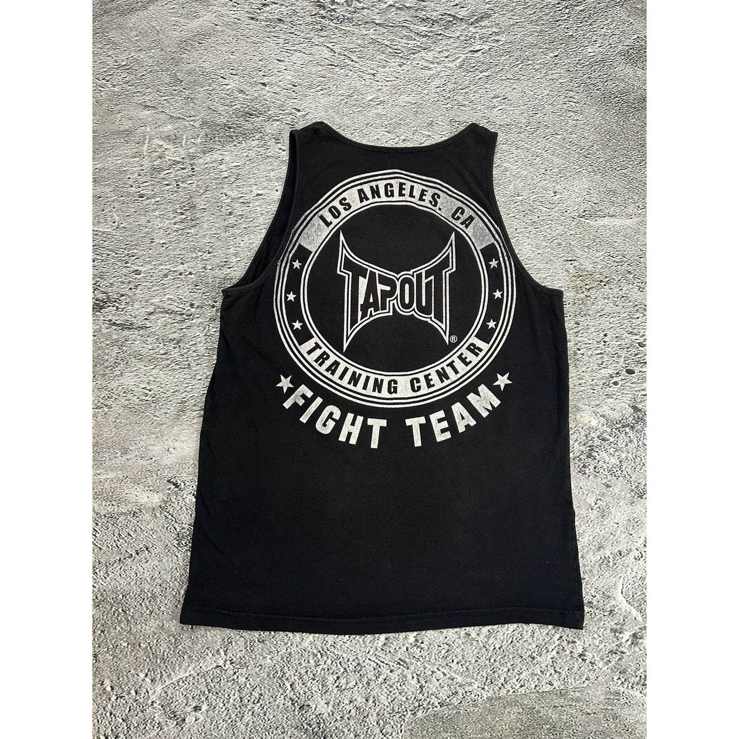 Tapout Vintage Y2K tank top black big logo