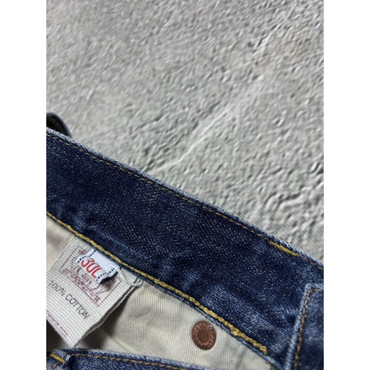 Evisu jeans blue vintage seagull logo white