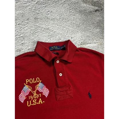 Chief Keef Polo Ralph Lauren vintage red USA