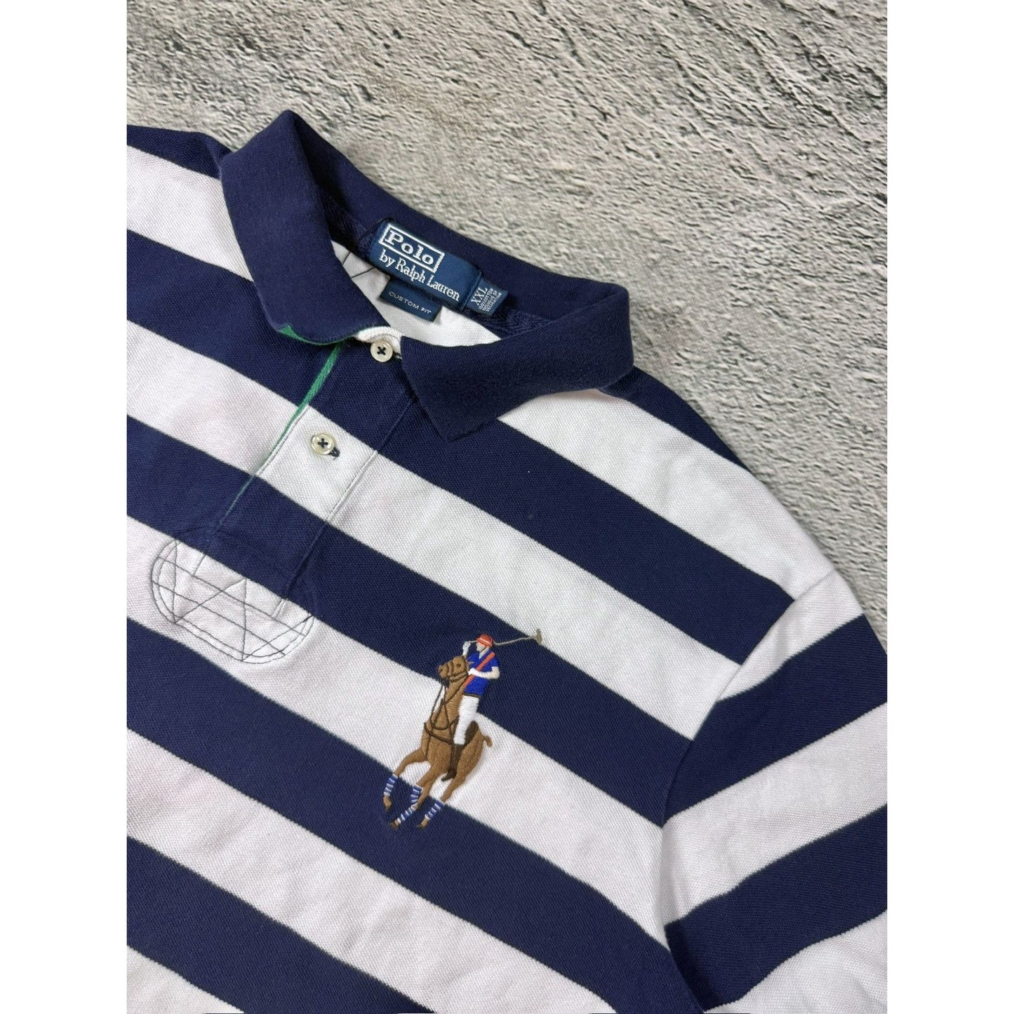Chief Keef Polo Ralph Lauren T-shirt vintage blue striped