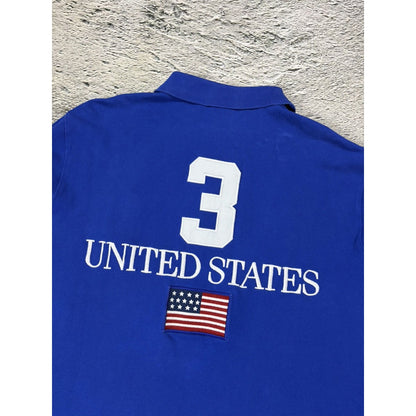 Chief Keef Polo Ralph Lauren USA longsleeve big pony blue