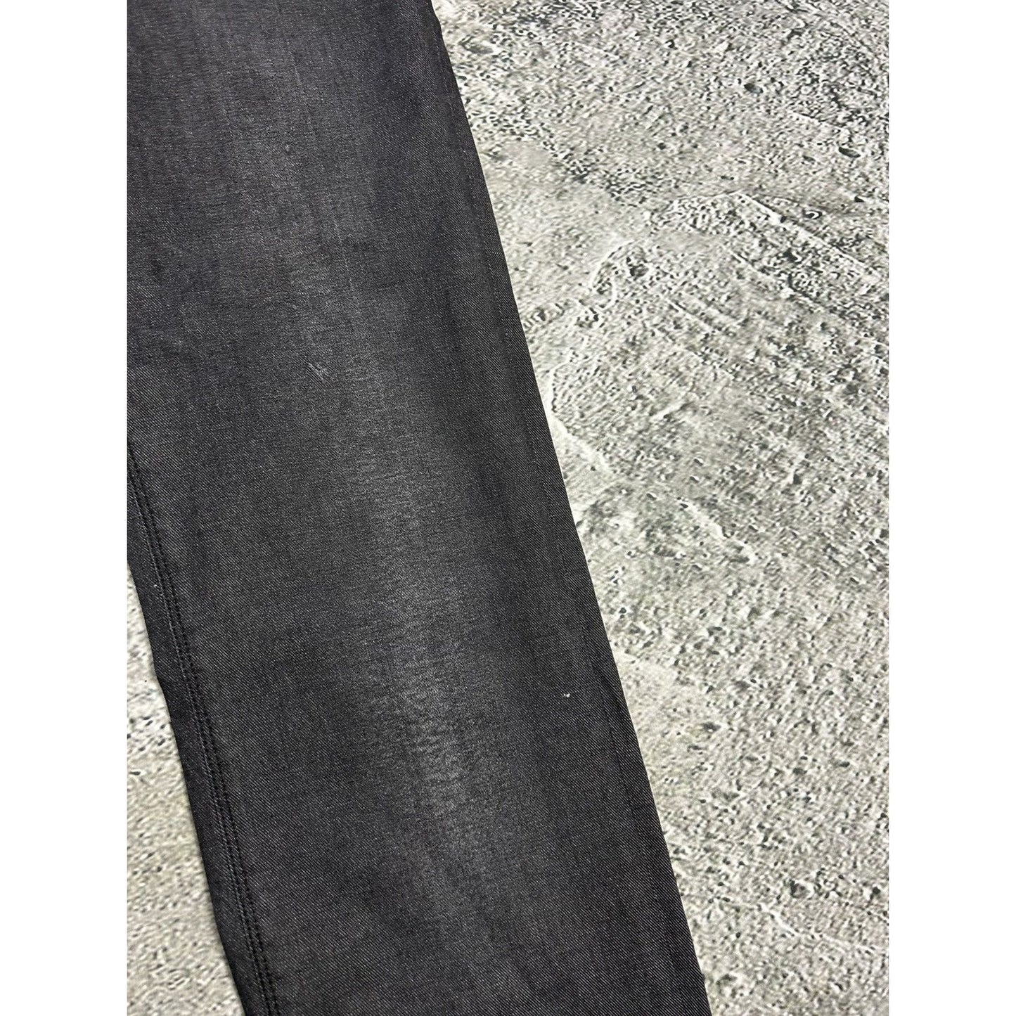 Prada jeans straight vintage denim pants grey easy fit