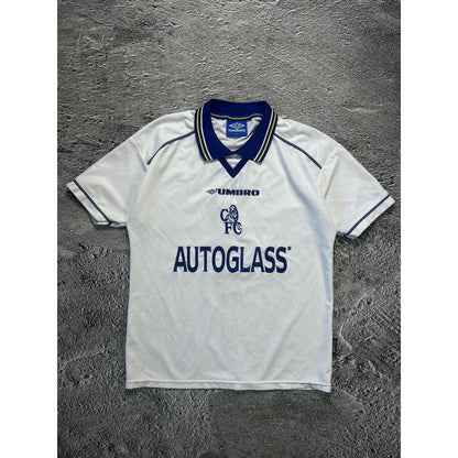 Desailly Chelsea vintage Jersey white Umbro 1998 2000