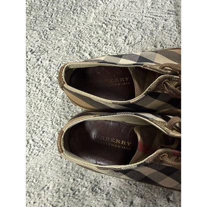 Burberry canvas low shoes Nova Check beige