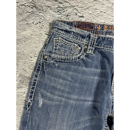 Rock Revival washed jeans Y2K relaxed Tallon