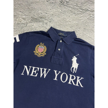 Chief Keef Polo Ralph Lauren New York navy blue Polo T-shirt