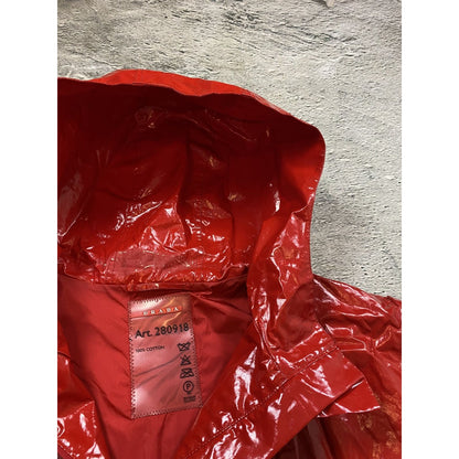 Prada jacket red raincoat 2008