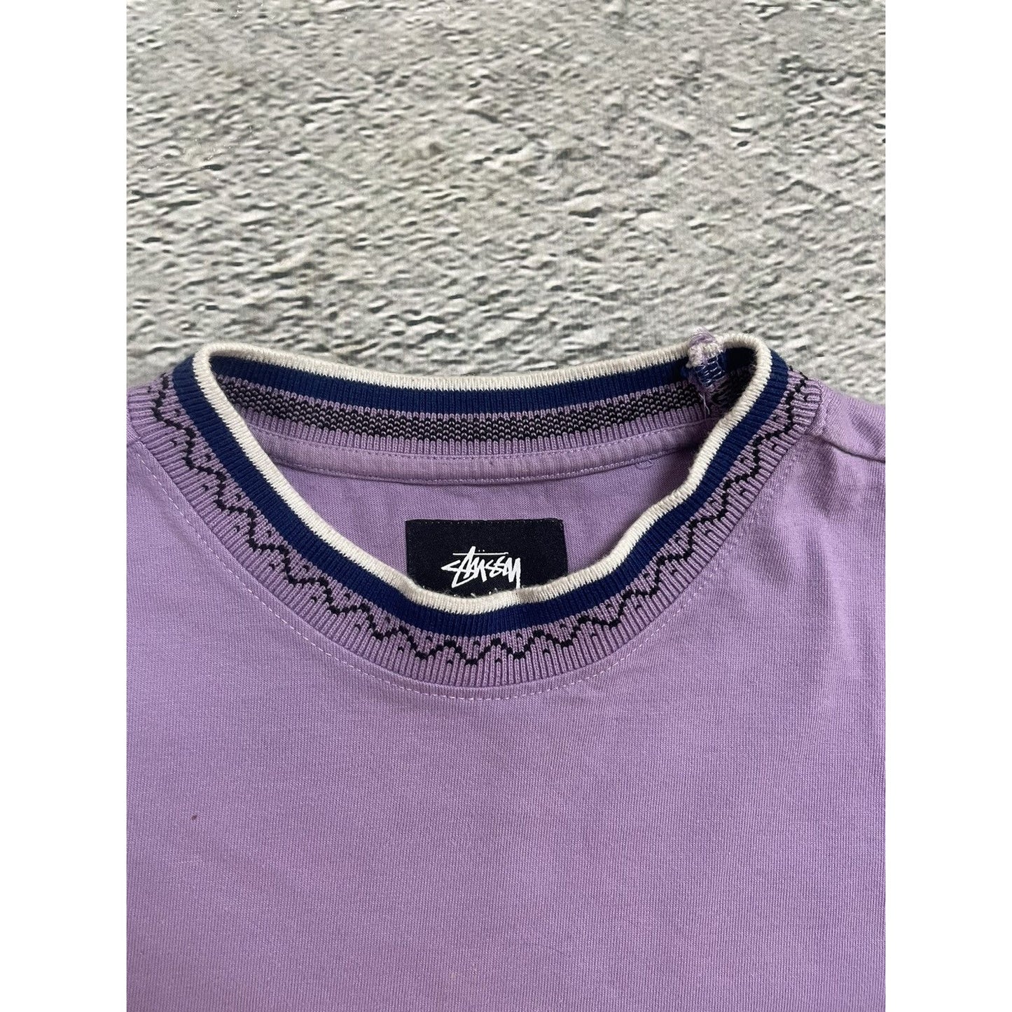 Stussy t-shirt violet vintage surf