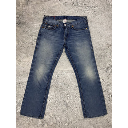 True Religion vintage blue jeans Ricky thick stitching Y2K