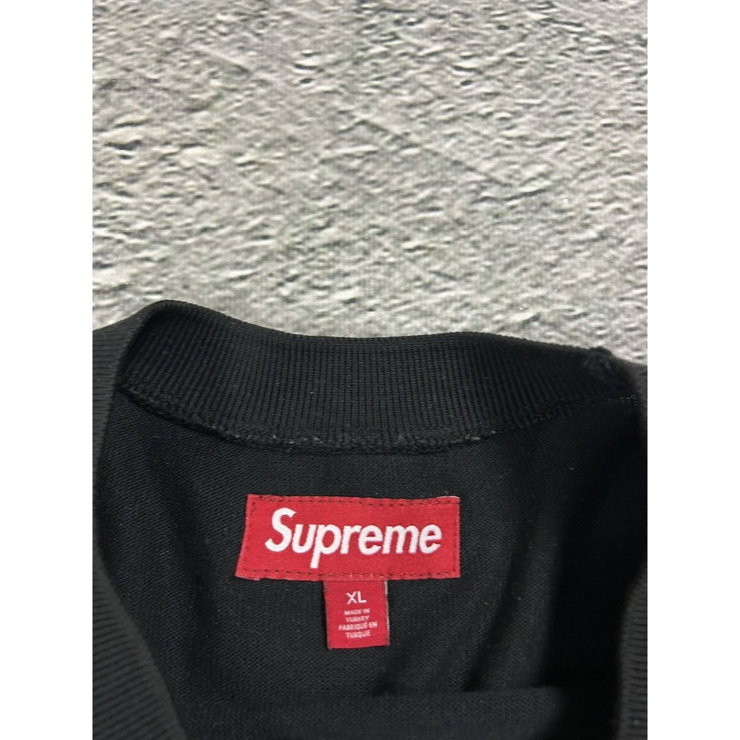 Supreme x Playboy SS26 black Crewneck Football Top