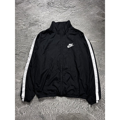 Nike vintage black track suit nylon pants jacket Y2K