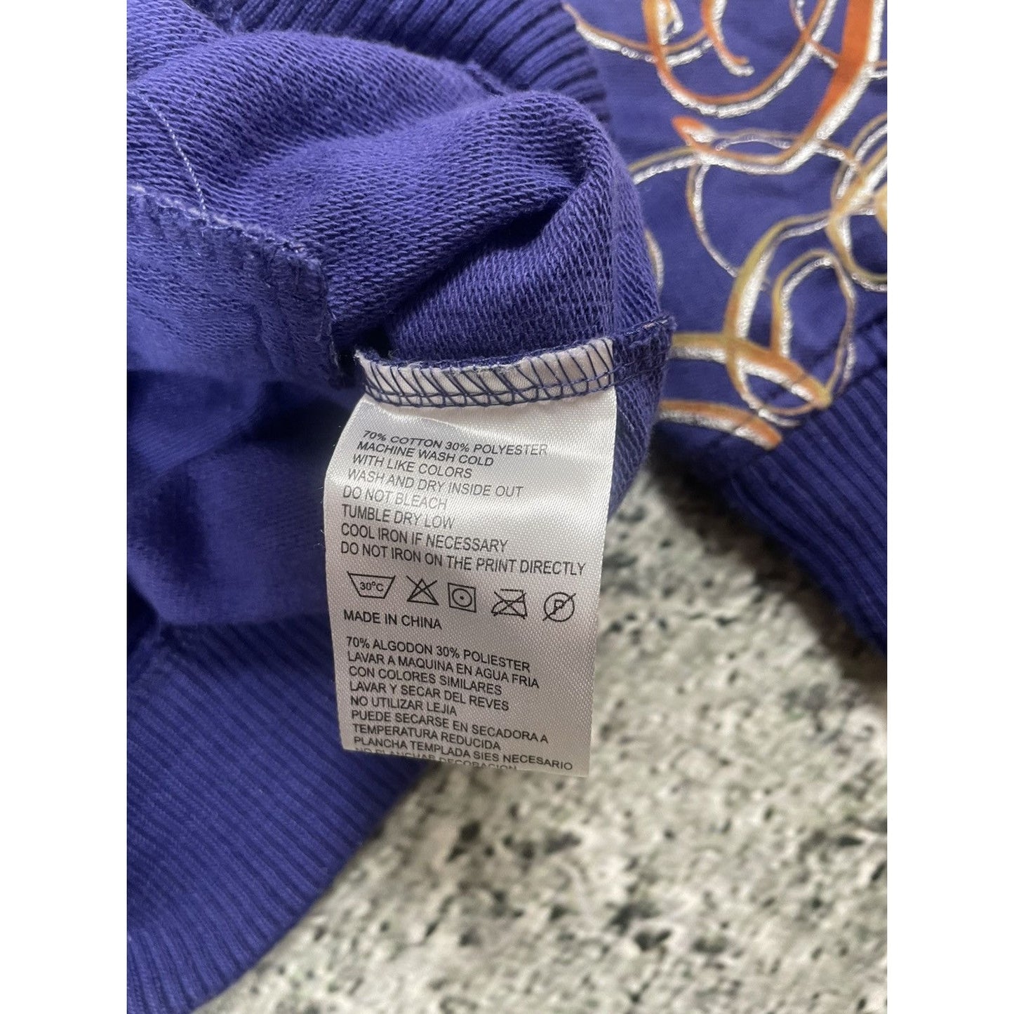 Pelle Pelle track jacket monogram big logo 90s purple Y2K