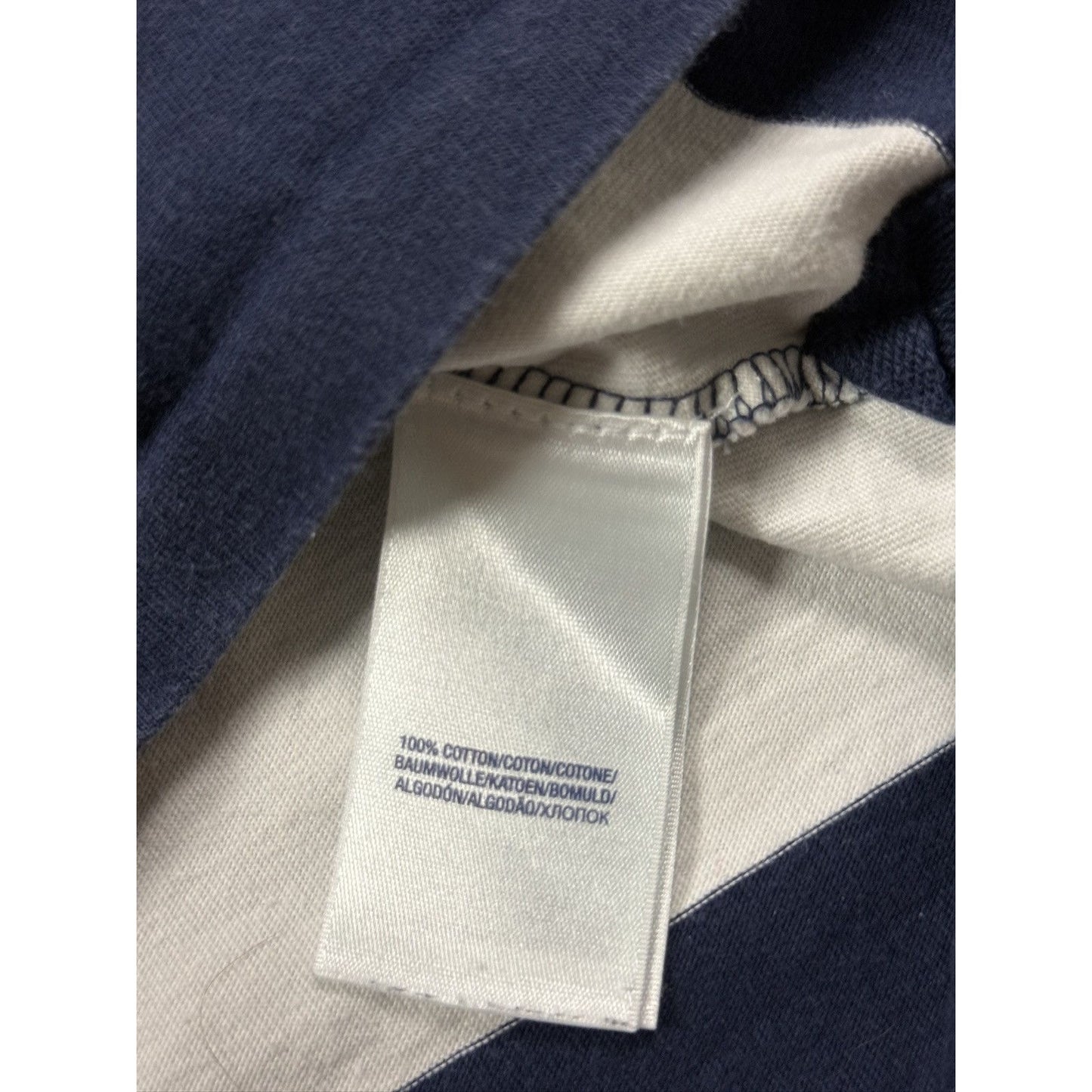 Chief Keef Polo Ralph Lauren navy white longsleeve striped big pony