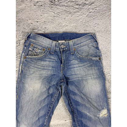 True Religion jeans vintage Ricky denim pants baby blue