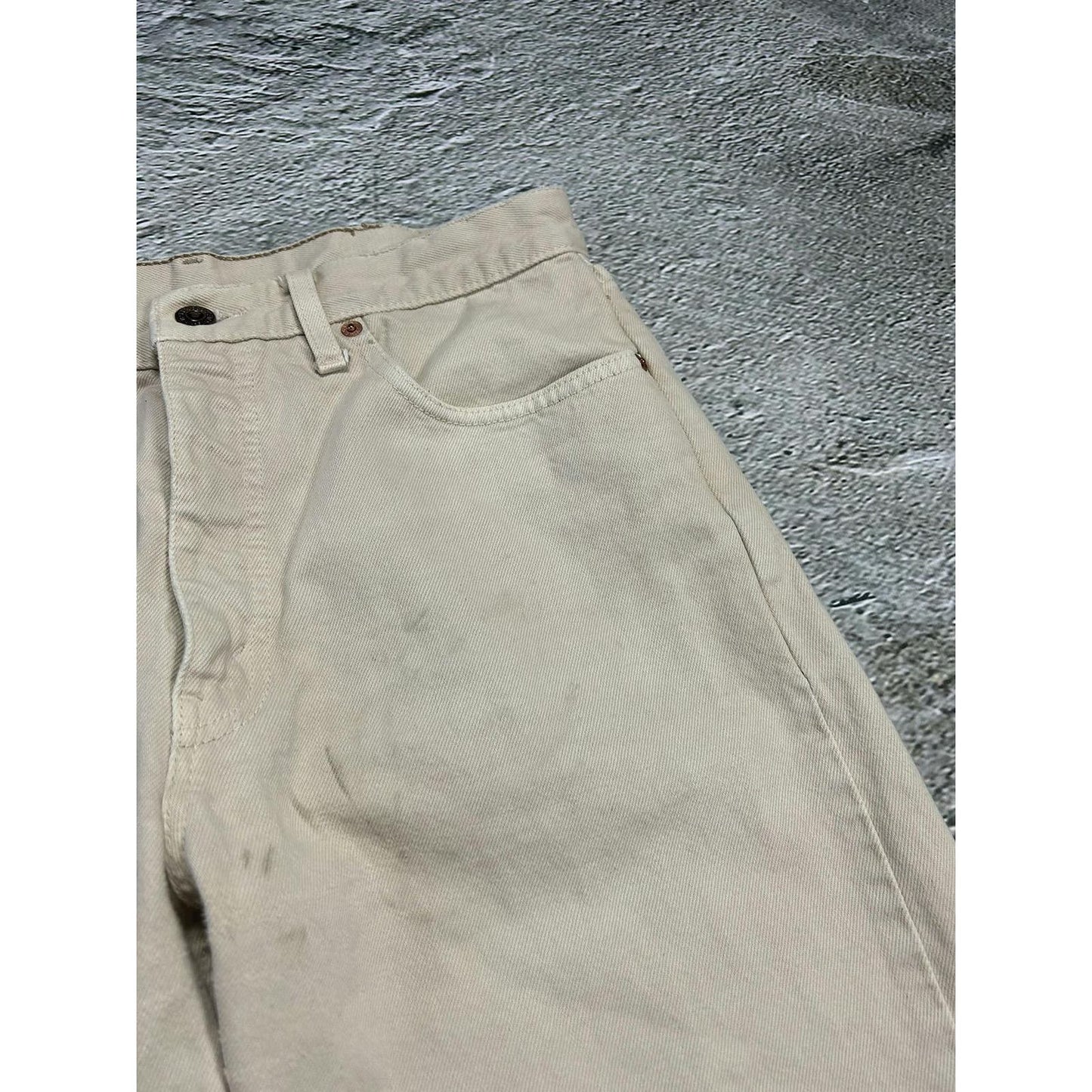 Levi’s 615 02 vintage beige jeans denim pants 90s orange tab