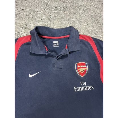 Nike Arsenal vintage Polo Shirt Jersey Y2K Tee