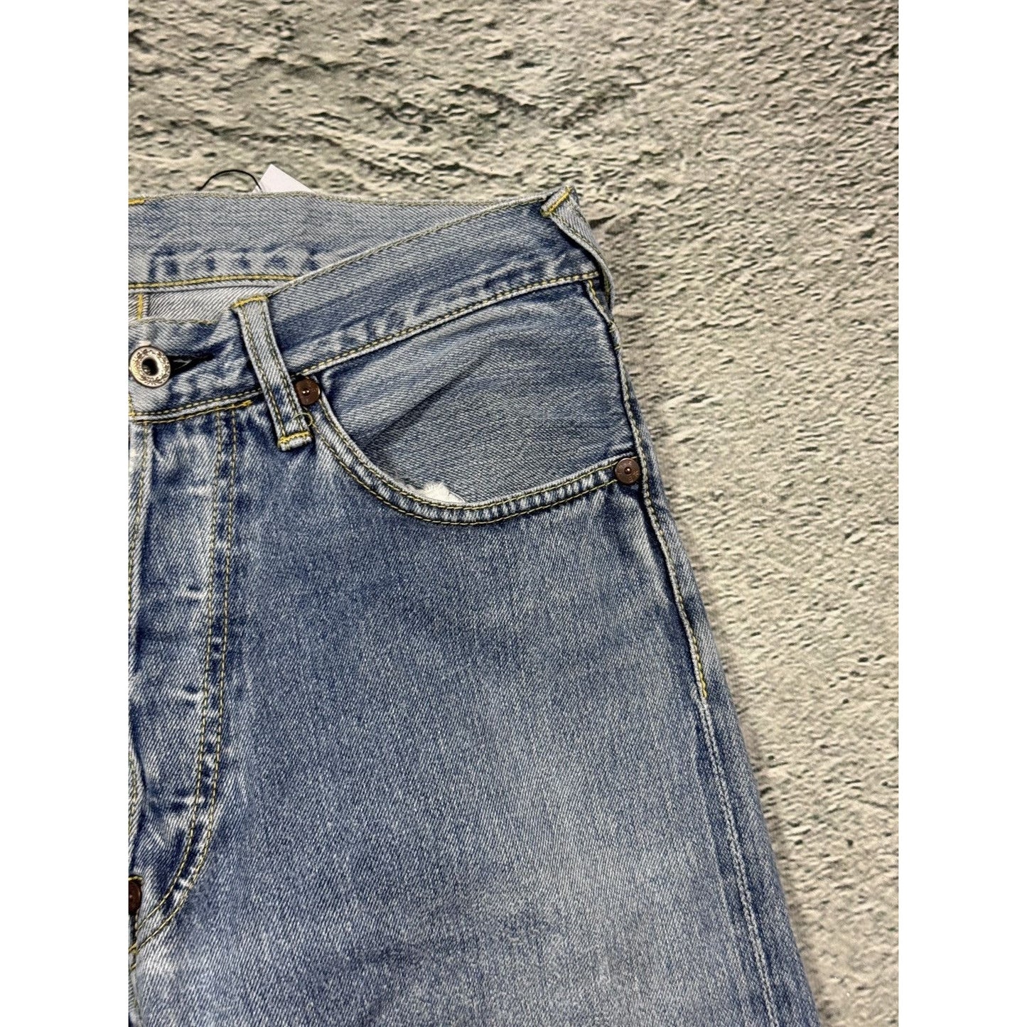 Evisu jeans tiger big logo gold selvedge denim Japan