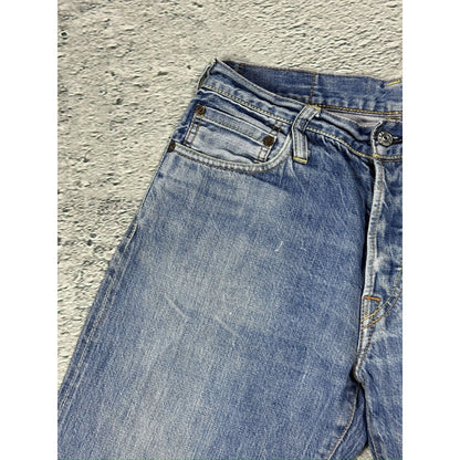 Evisu jorts seagulls embroidered logo vintage jeans shorts