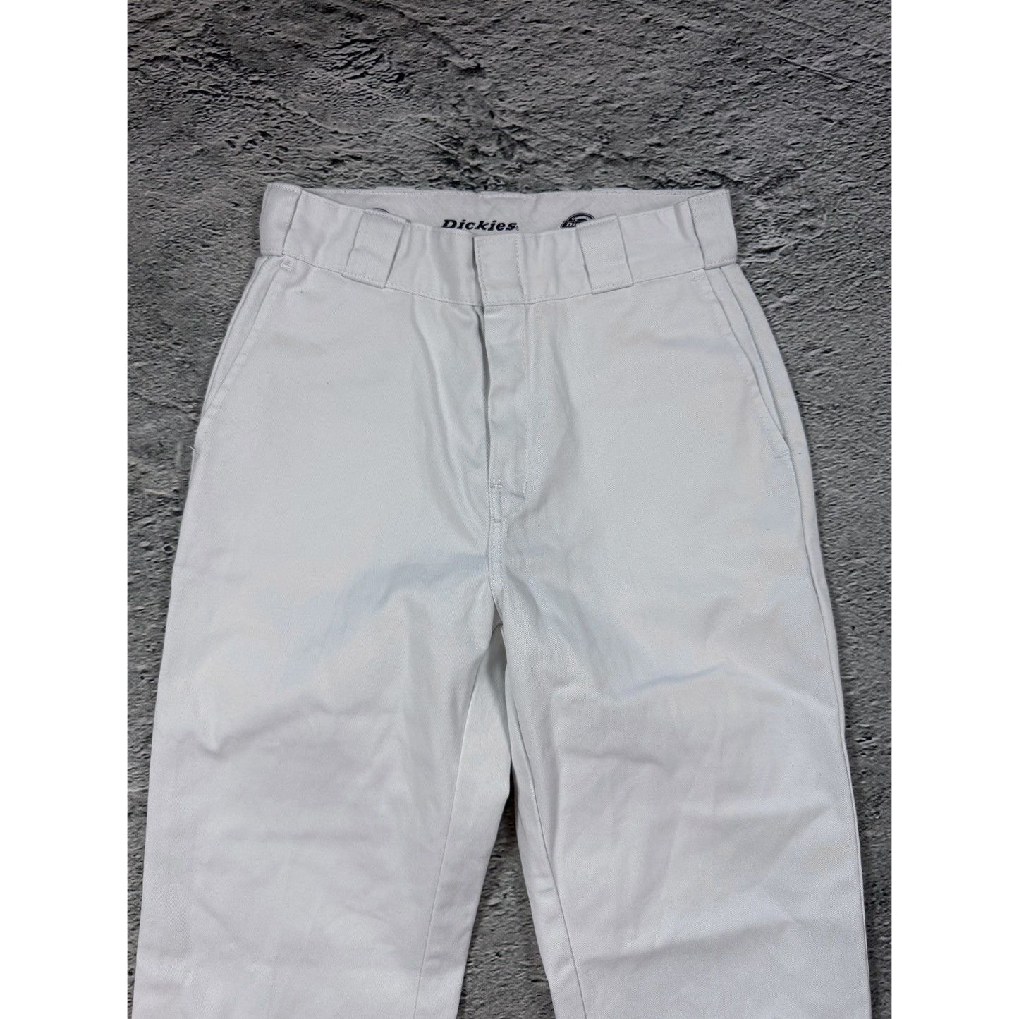 Dickies white pants workwear vintage straight fit