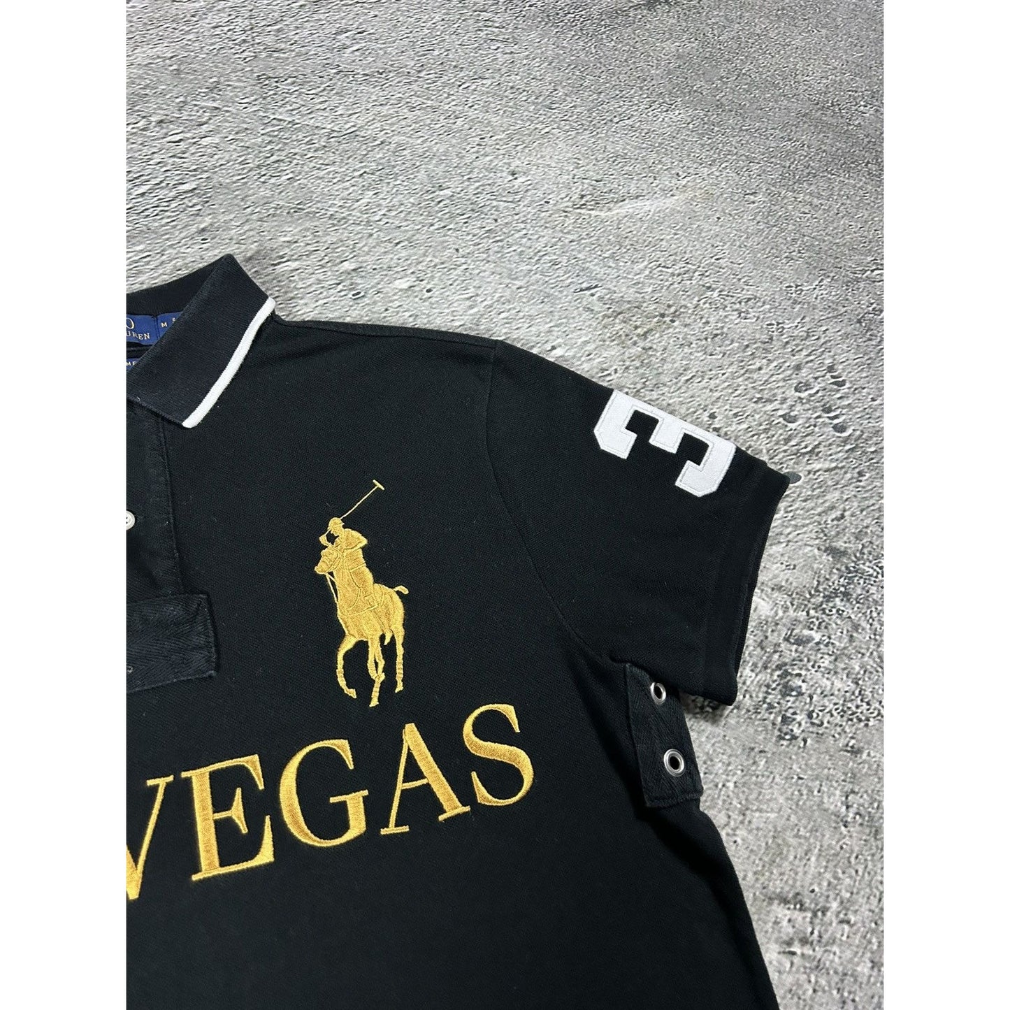 Chief Keef Polo Ralph Lauren Las Vegas vintage black gold
