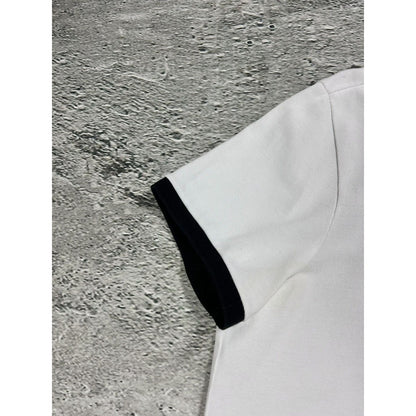 Moncler Polo Shirt White T-shirt small logo on the sleeve