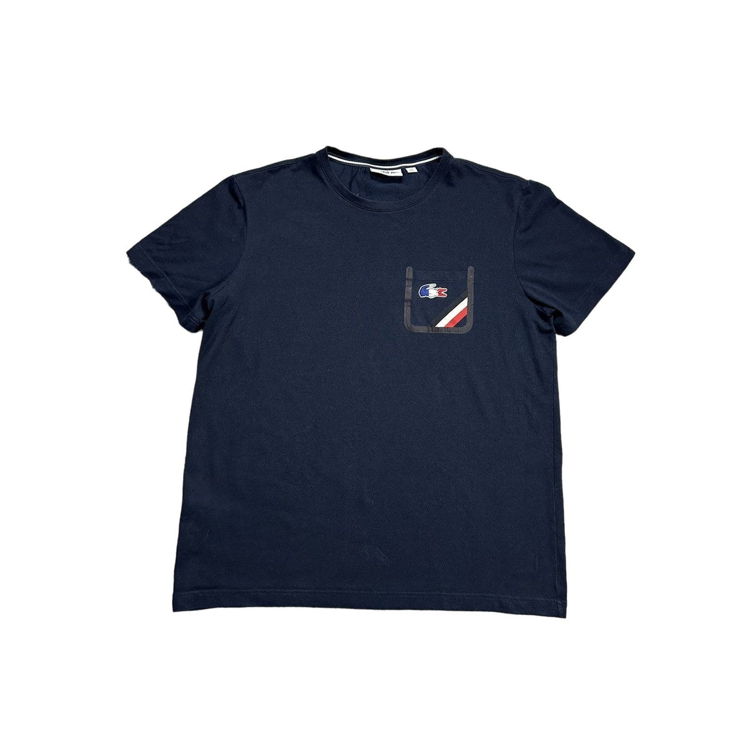 Lacoste Sport t-shirt navy France flag