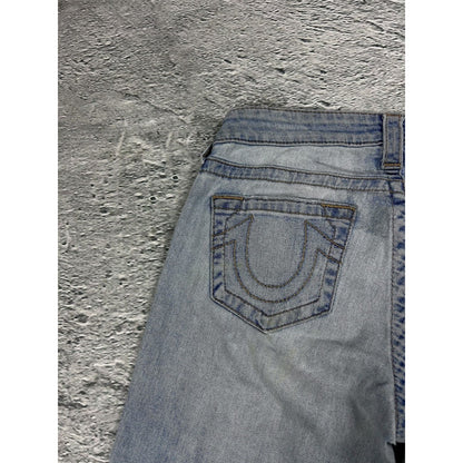True Religion jeans vintage bootcut denim pants baby blue