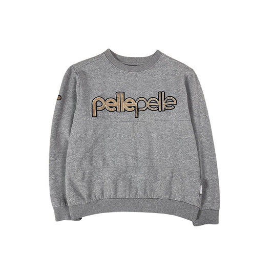 Pelle Pelle sweatshirt big logo 90s beige grey crewneck