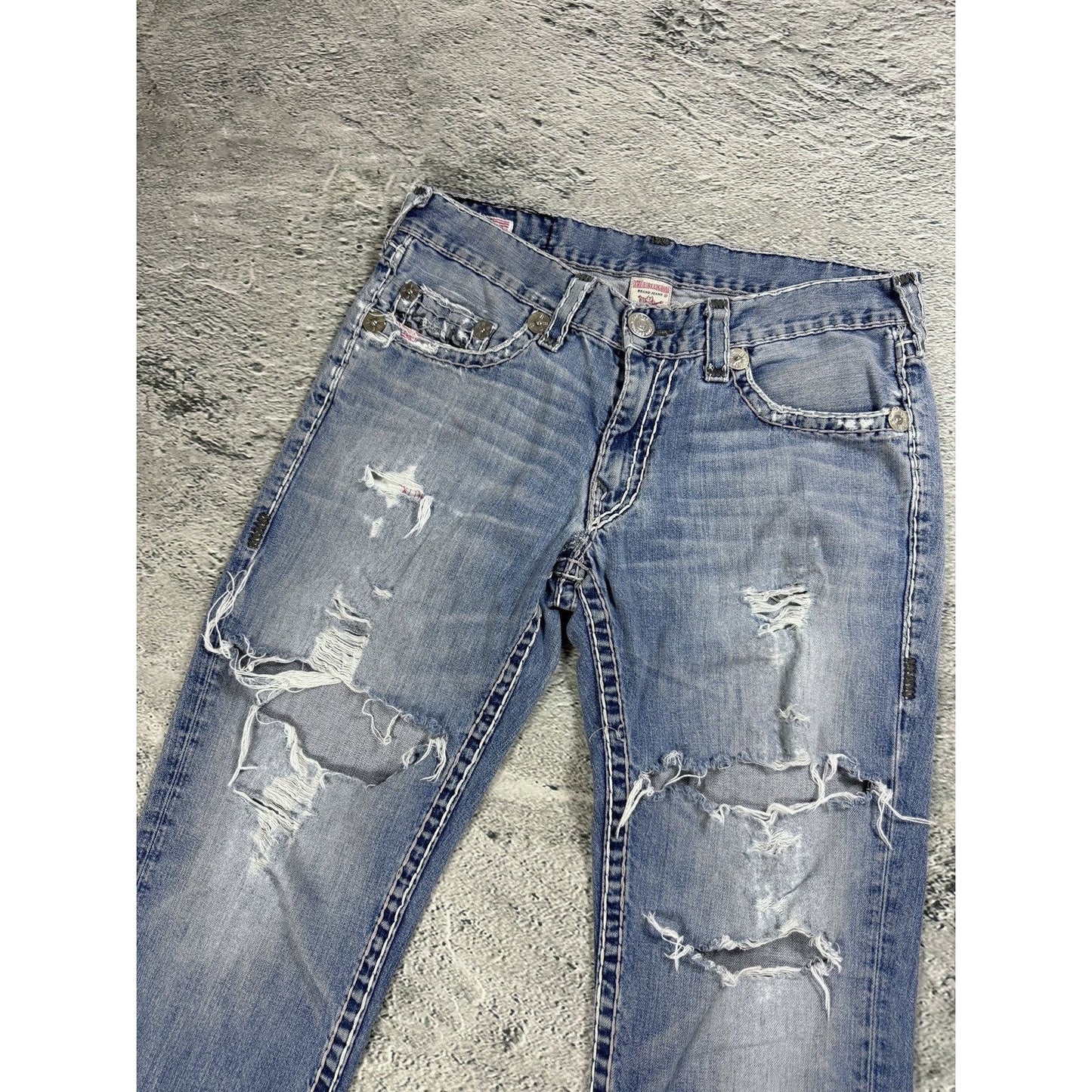True Religion jeans vintage Bobby denim pants straight