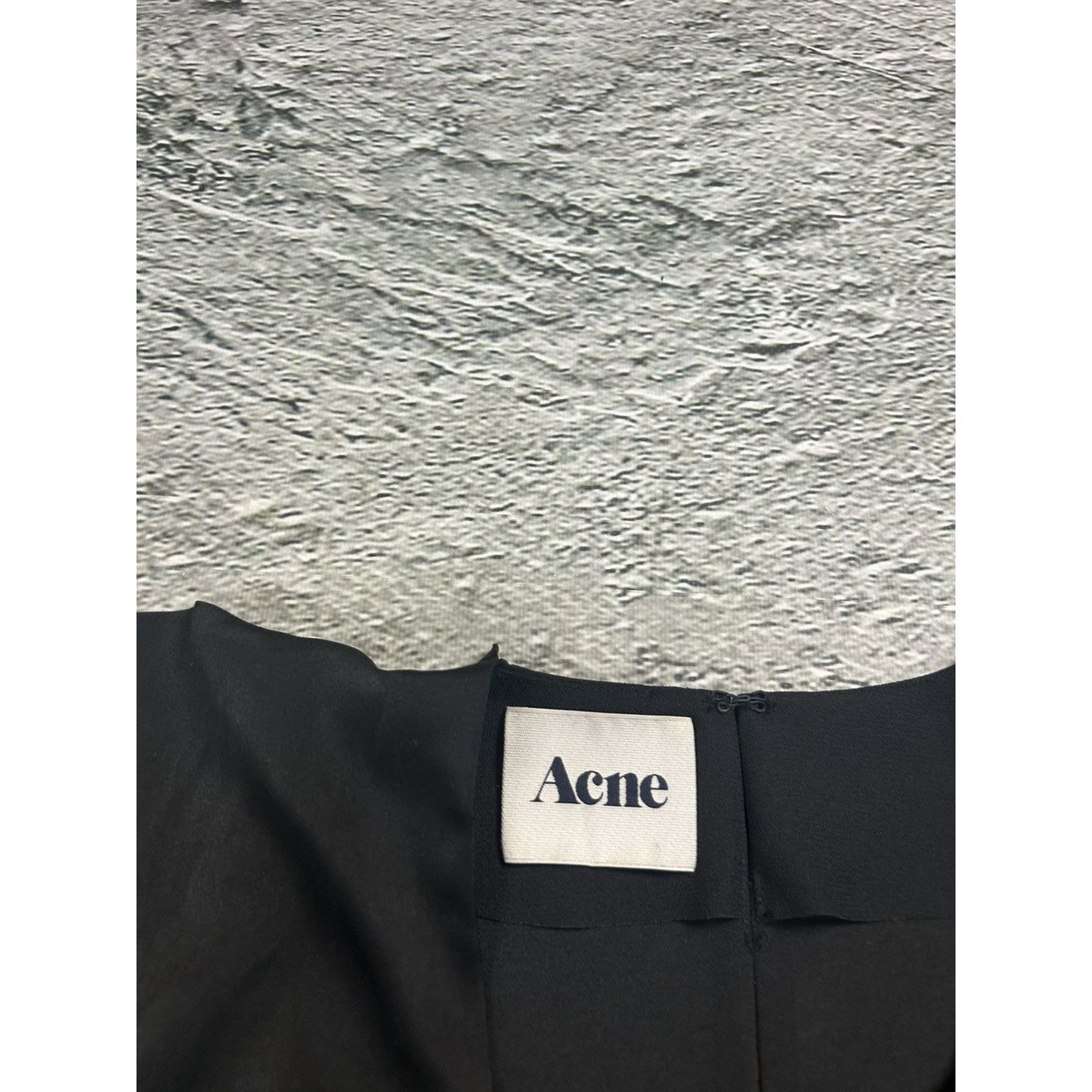 Acne dress black Mallory PSS12 vintage avant garde