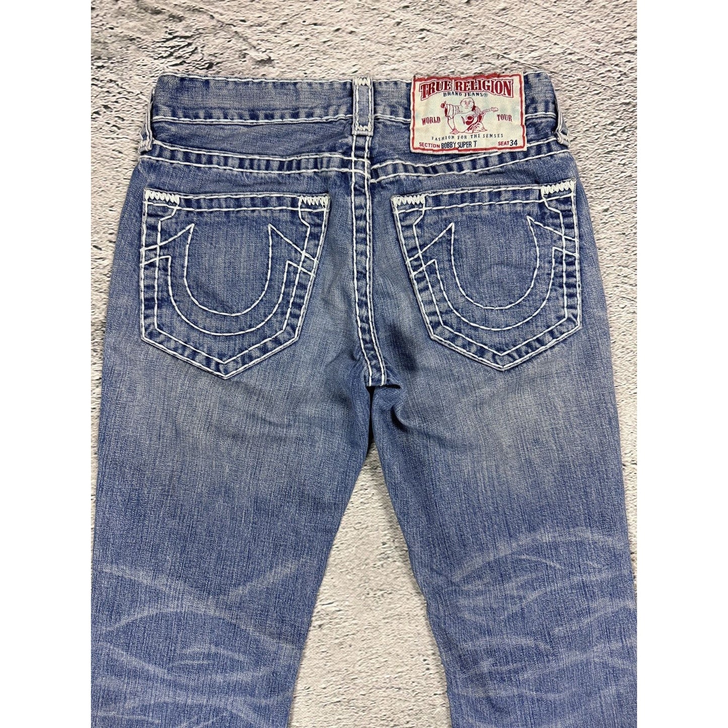 True Religion jeans vintage Bobby Super T denim straight