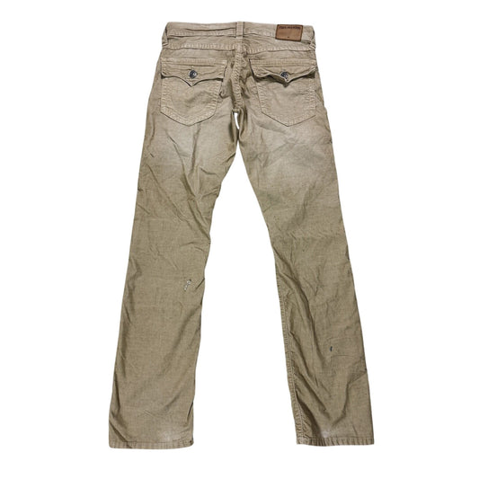 True Religion jeans vintage ricky cords corduroy pants beige