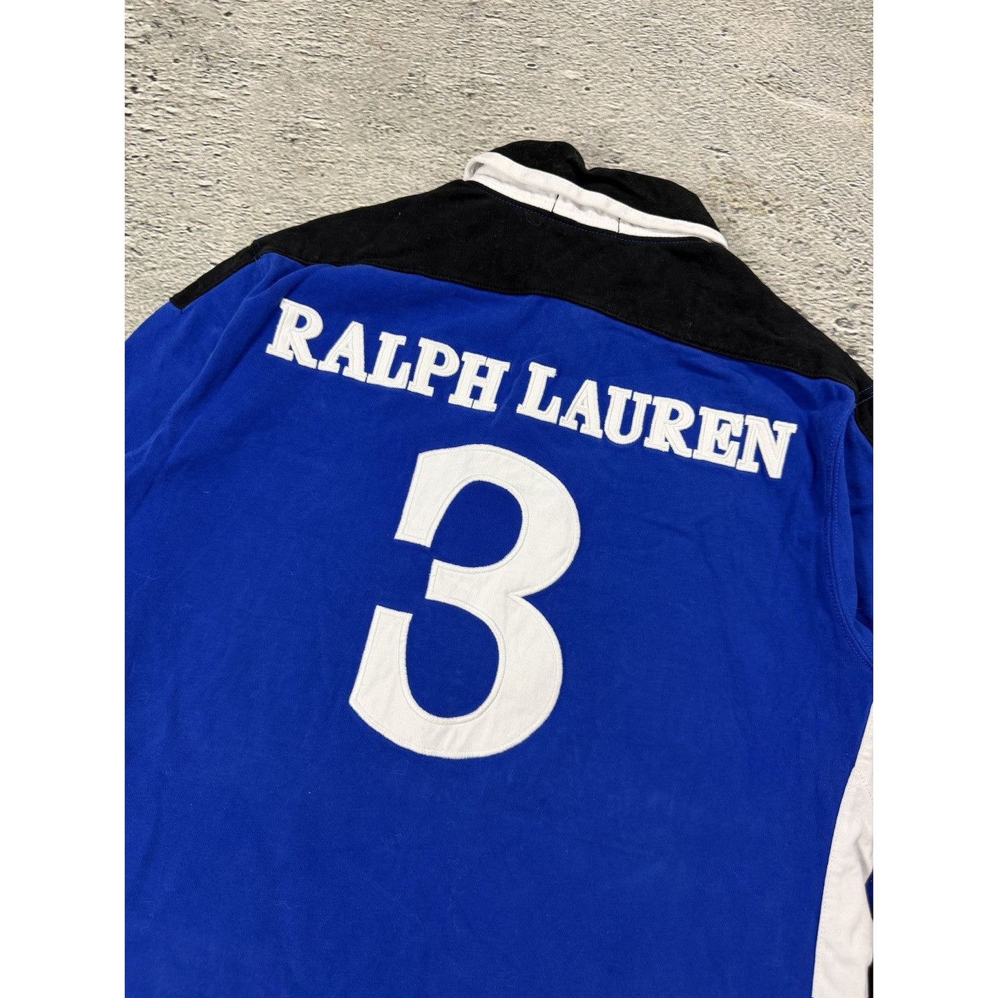 Chief Keef Polo Ralph Lauren longsleeve big logo blue