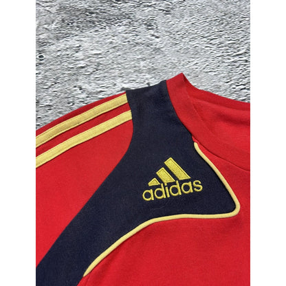 Spain vintage Adidas t-shirt Jersey red football 2008