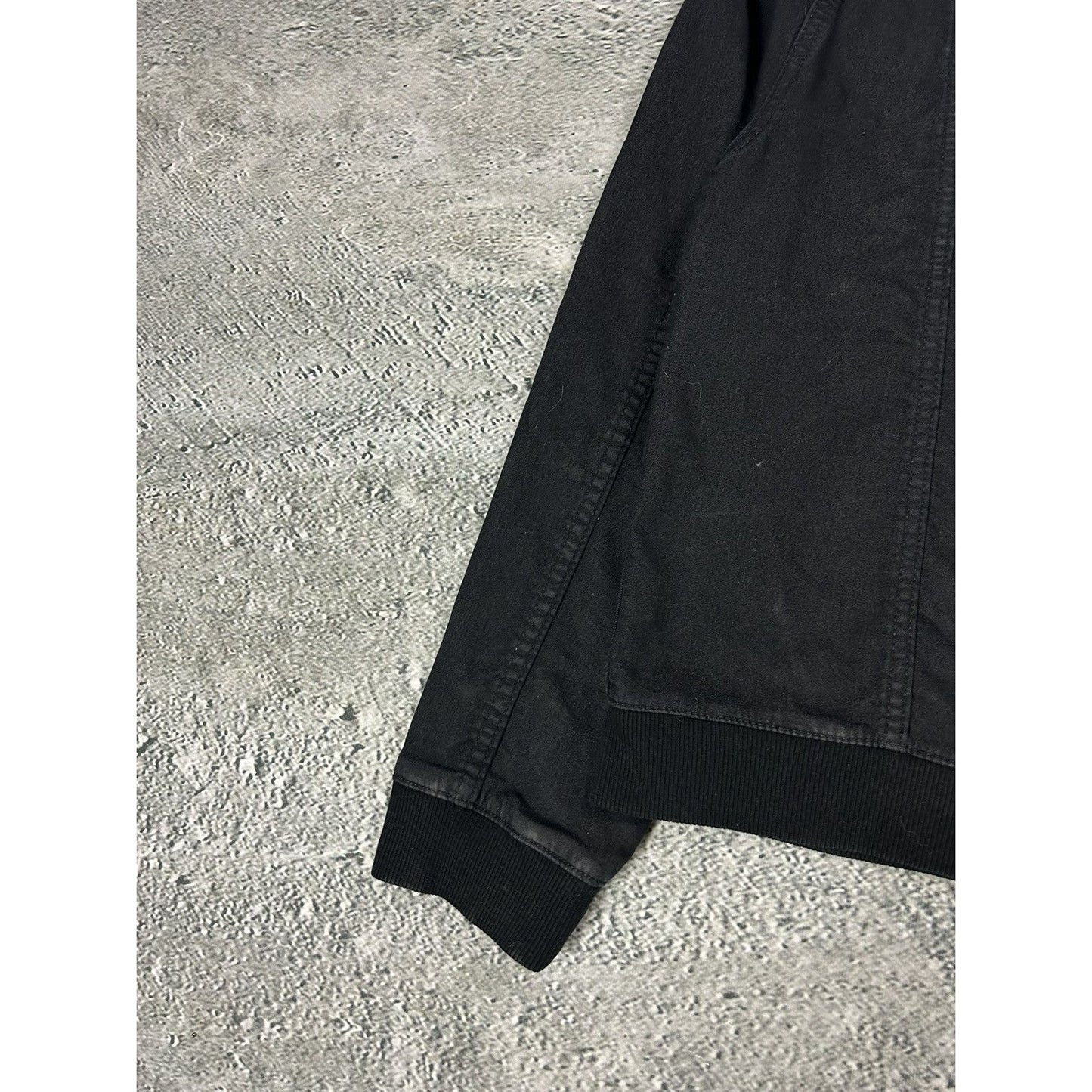 True Religion denim jacket black hooded