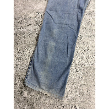 Evisu EU ED jeans vintage denim pants cargo baby blue Y2K