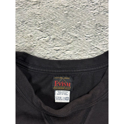 Evisu t-shirt vintage big Golden logo seagull Dragon