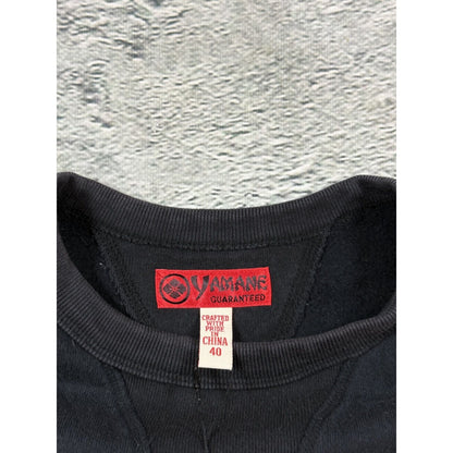 Evisu Yamane sweatshirt vintage black Evisuman big logo