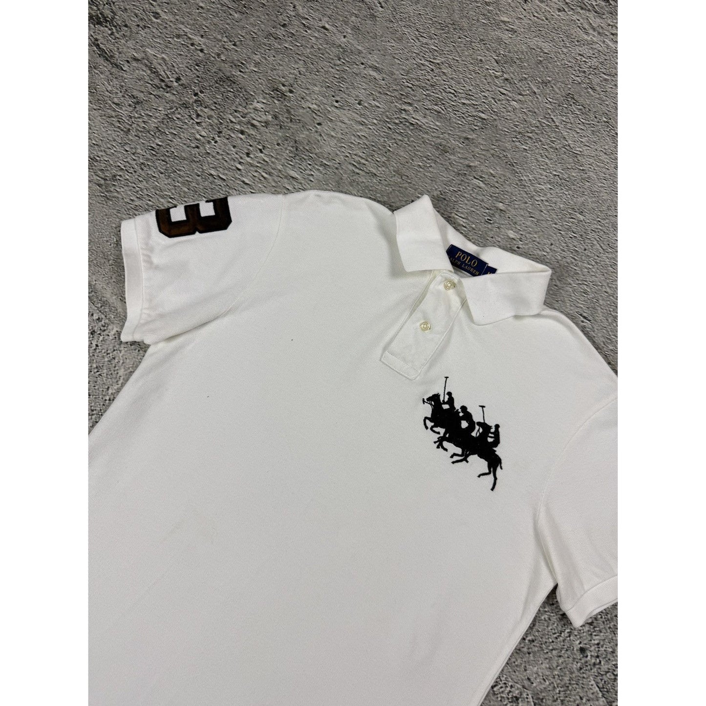 Chief Keef Polo Ralph Lauren vintage white triple pony