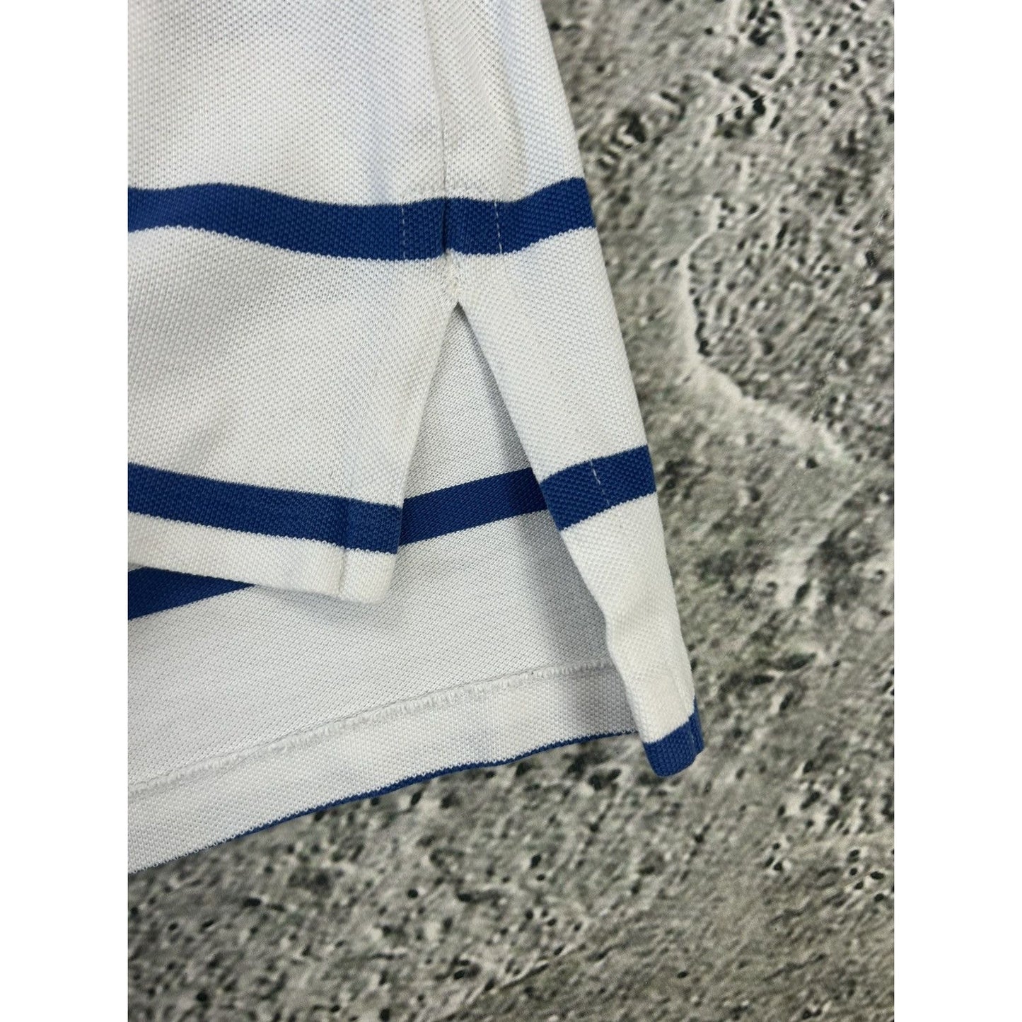 Polo Ralph Lauren t-shirt white blue striped small pony