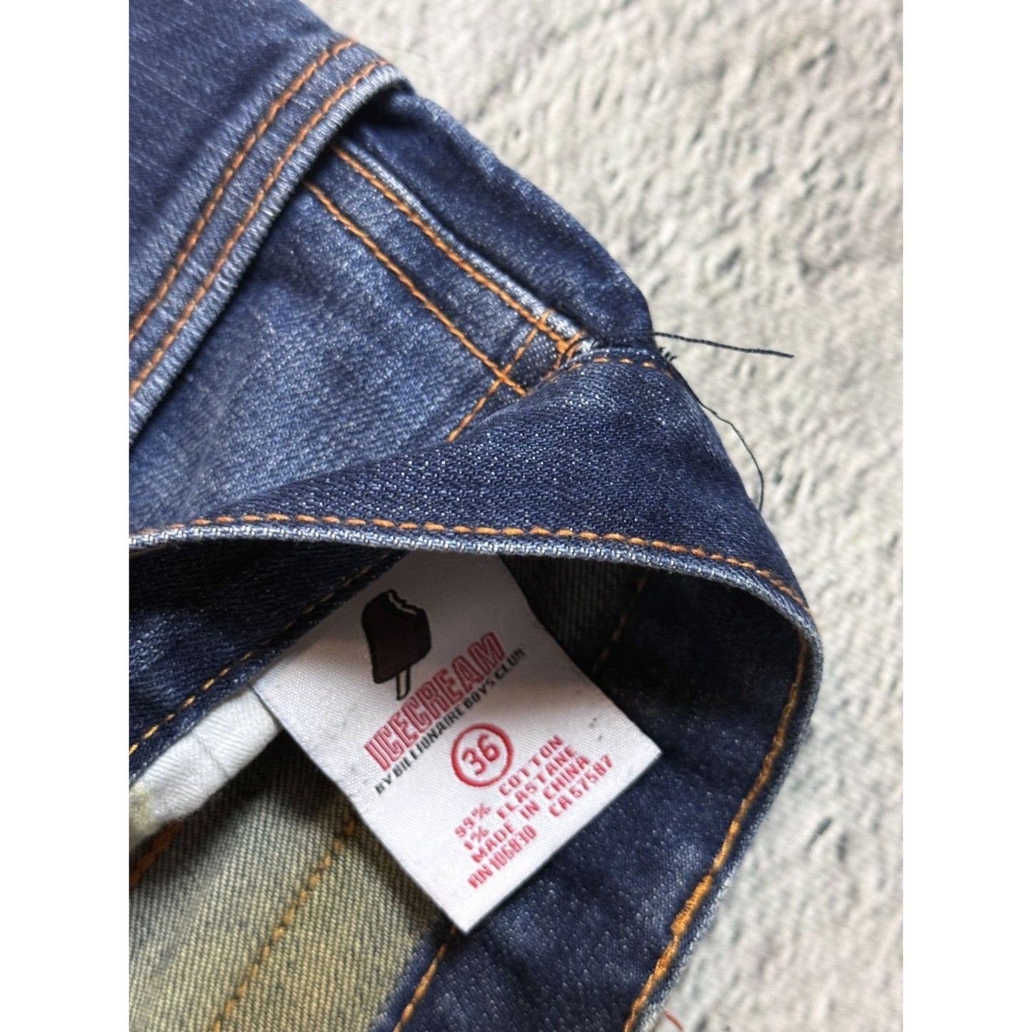 Icecream Billionaire Boys Club BBC denim running dog