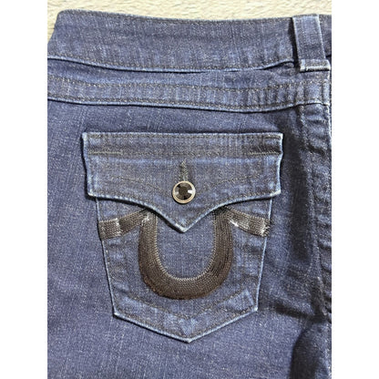 True Religion flared Joey jeans vintage navy black