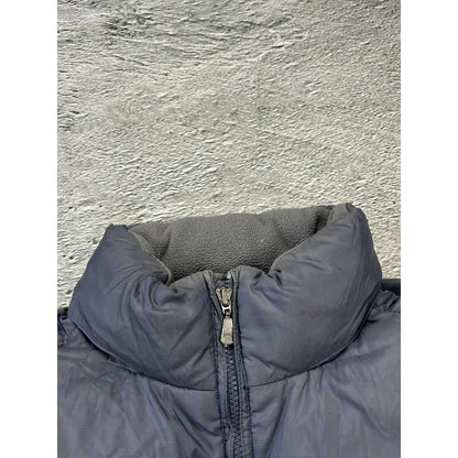 Nike vintage grey puffer jacket small swoosh 2000s