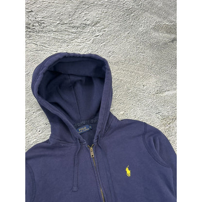 Polo Ralph Lauren zip hoodie navy vintage